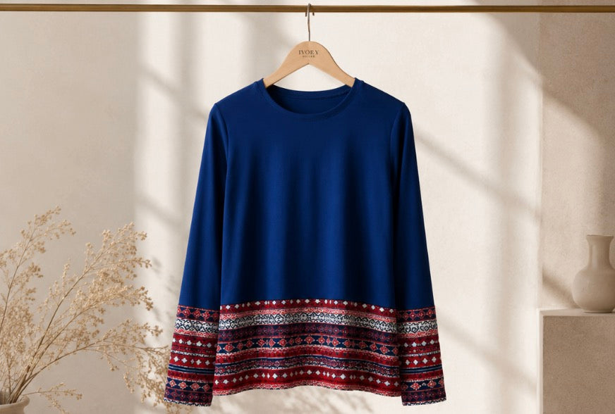 Cobalt Charm Top