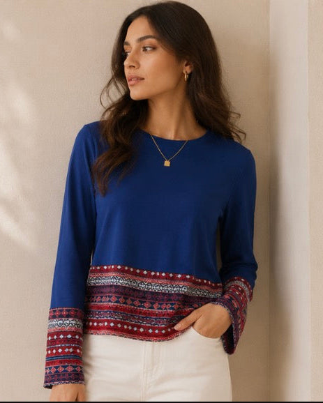 Cobalt Charm Top